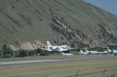 Gulfstream Jet Landing