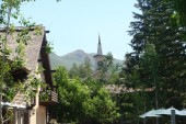 Church Spire at the Village of Sun Valley Idaho