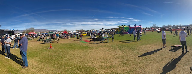 Pano of Activities on the grass