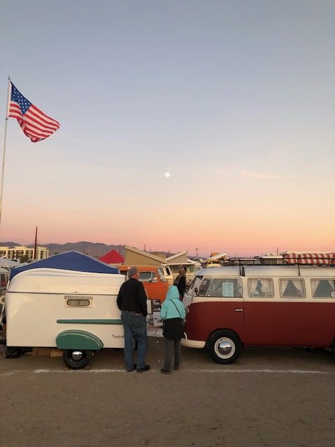 Moon Rise over the Mountain and campout