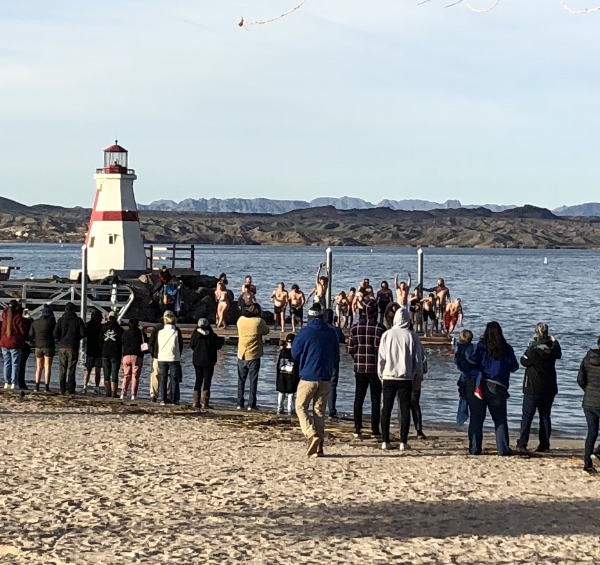 Annual early morning Polar Plunge